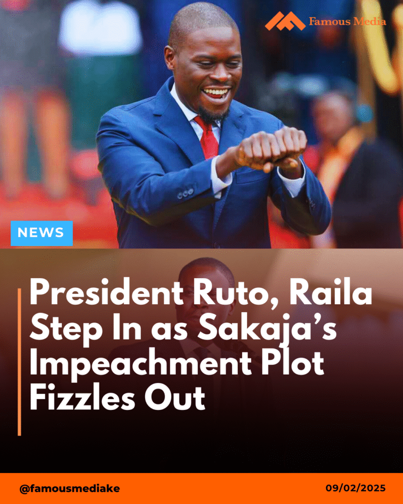 President Ruto and Raila Join Forces to Halt Sakaja’s Impeachment Motion