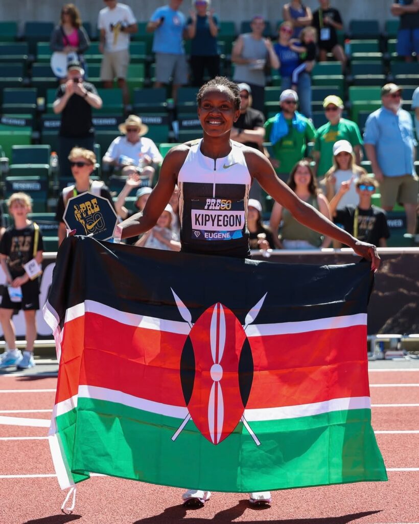 “Hayward is Magic”: Kipyegon Reacts to Record-Breaking Run in Oregon