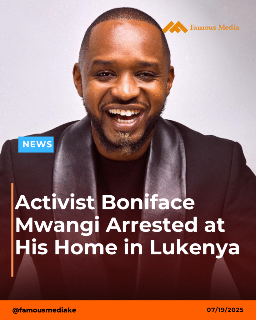 Activist Boniface Mwangi Arrested as DCI Raids Courage Base