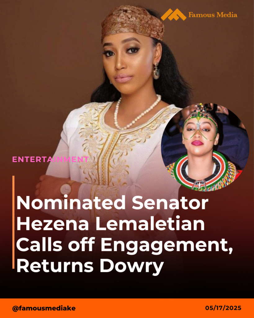 Nominated Senator Hezena Lemaletian Calls off Engagement, Returns Dowry
