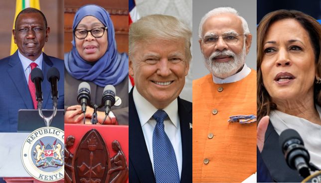 President Ruto, Samia & Modi congratulate Trump on his Victory