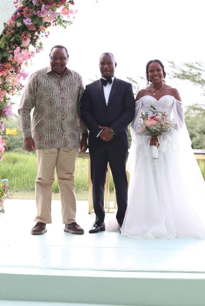 Photos: Uhuru, Kalonzo Grace the Wedding Ceremony of Gideon Moi’s Son