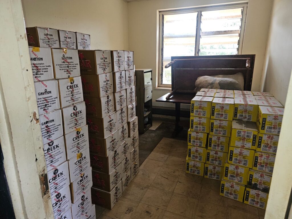 NACADA Cracks Down on Illicit Alcohol Trade in Kapsabet, Seizes Smuggled Ugandan Brews