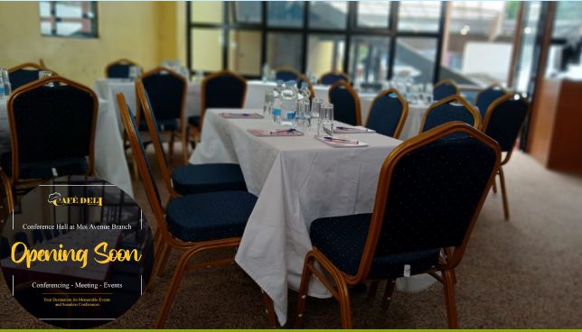 Café Deli Expands Offering with New Conference and Events Space at Moi Avenue Branch