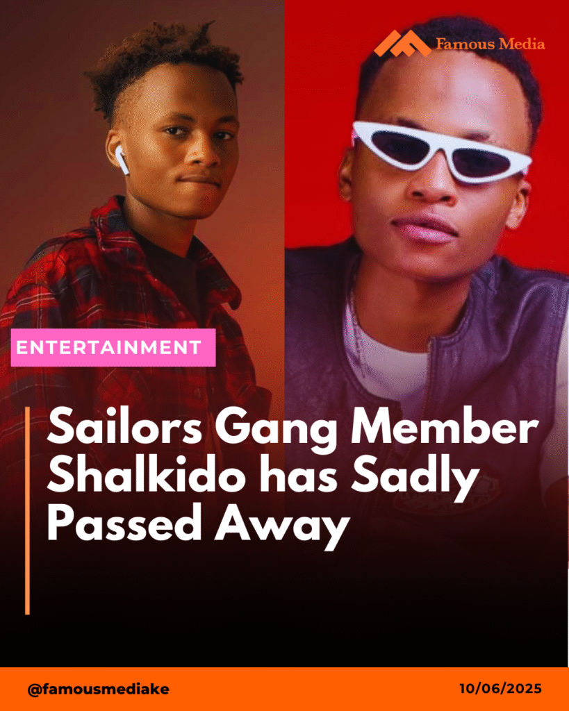 Sailors Gang’s Shalkido Dies After Tragic Road Accident