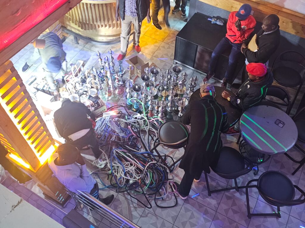 NACADA raids popular Nairobi joint selling Shisha, two arrested  