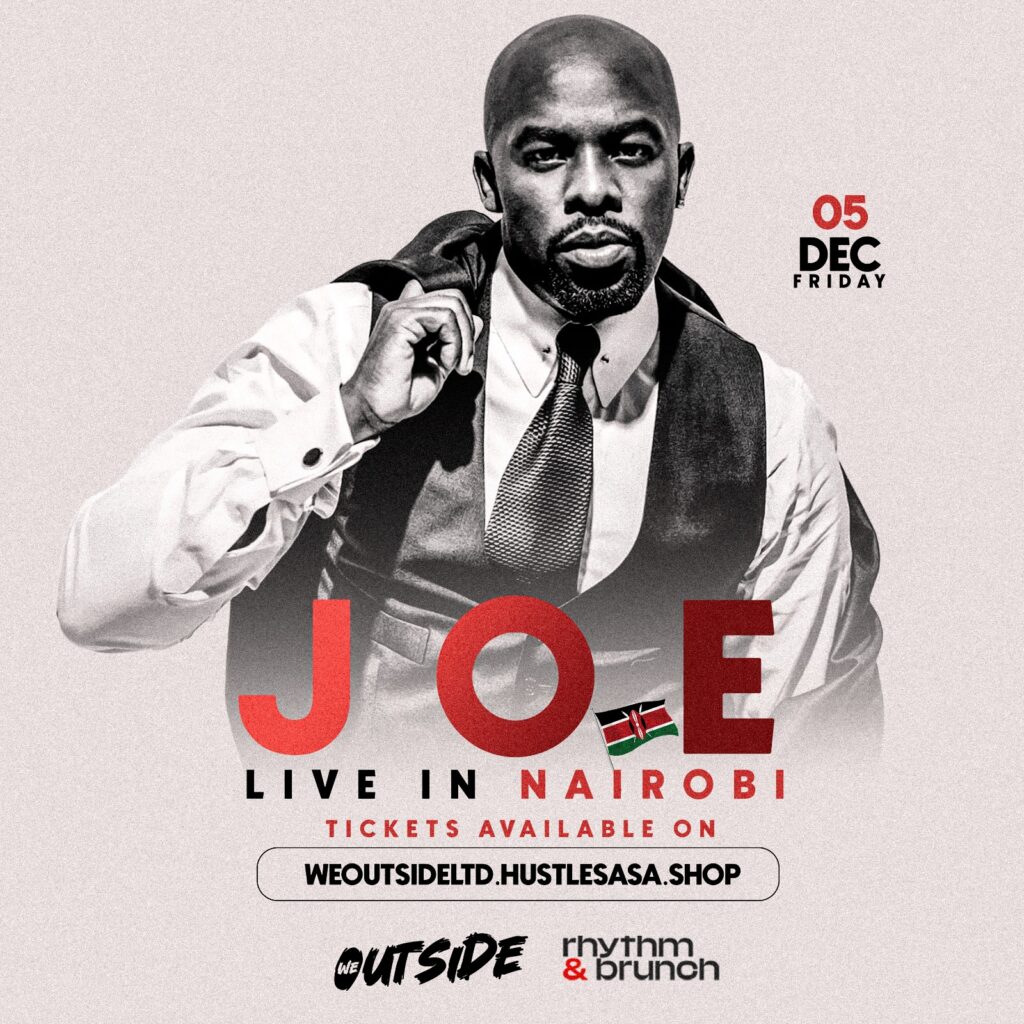 Confirmed! Joe Thomas Brings Timeless R&B Classics to Nairobi This December