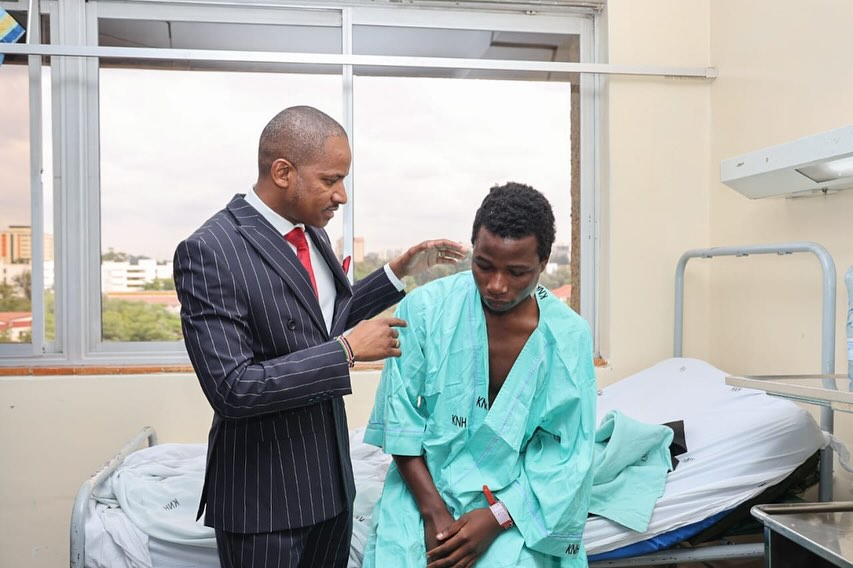 Babu Owino Visits Victims of Police Brutality at KNH, Condemns ‘Deliberate’ Attacks on Protesters