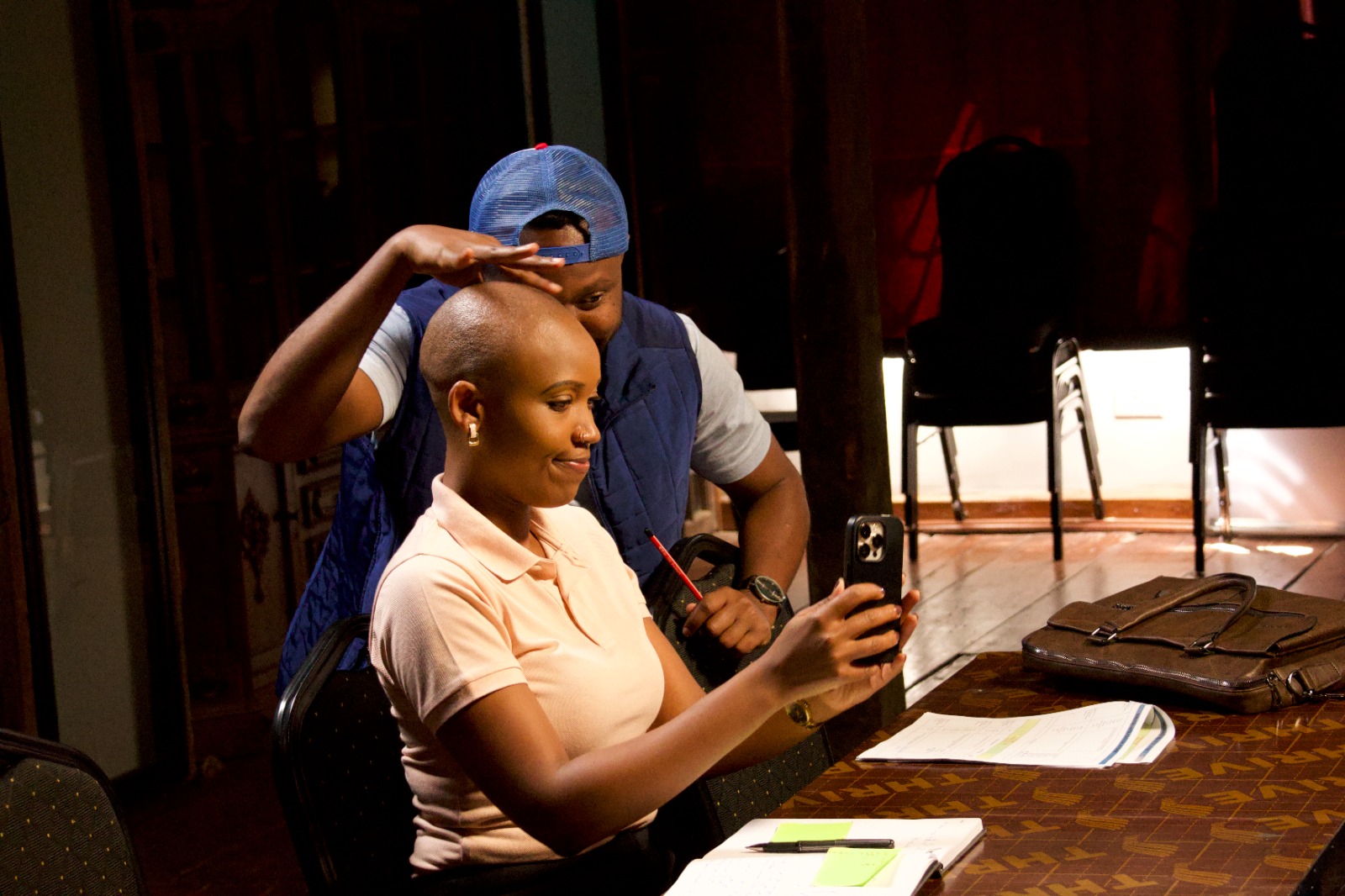 Shix Kapienga & Nyokabi Macharia star in Sketchy Africans by Vincent Mbaya