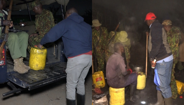 Your Time Is Up: NACADA Cracks Down on Toxic Kangara in Midnight Operation in Korogocho